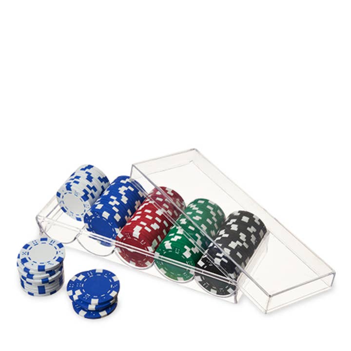 Multicolor Poker Chip Set for wholesale on Faire