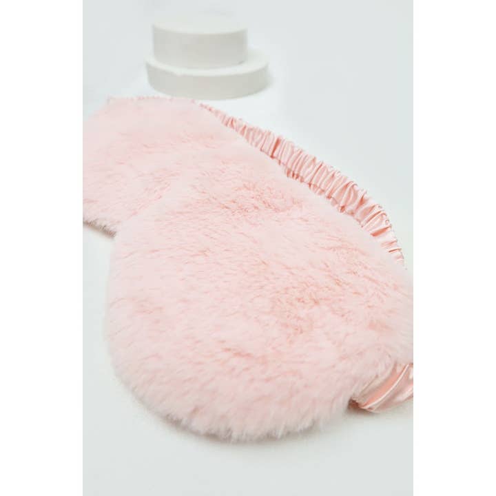 MIX COLOR Faux Fur Eye Mask for wholesale on Faire