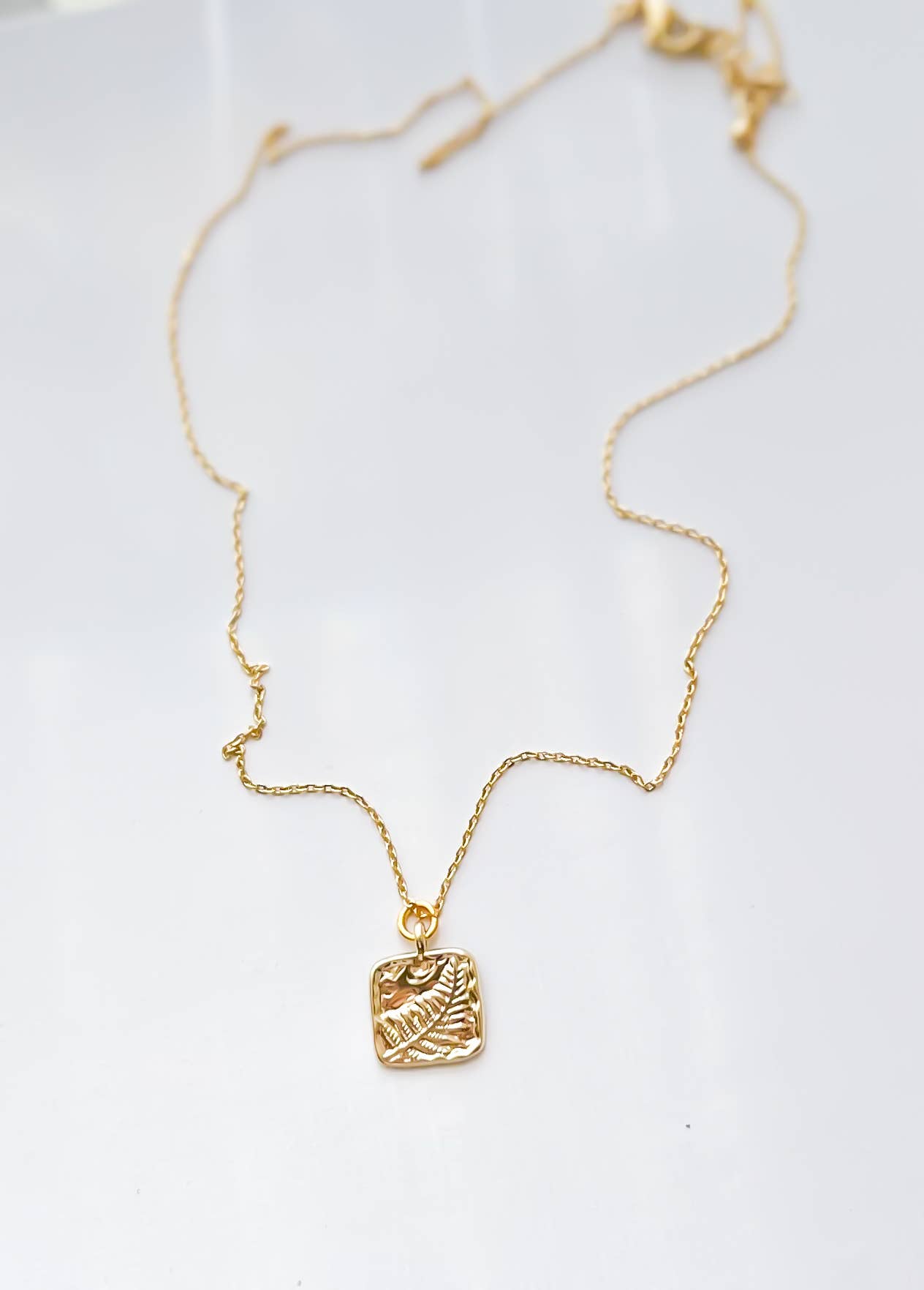 Natalie Clare Collections - Wholesale Pendant/Charm Necklace - The Fern Necklace2