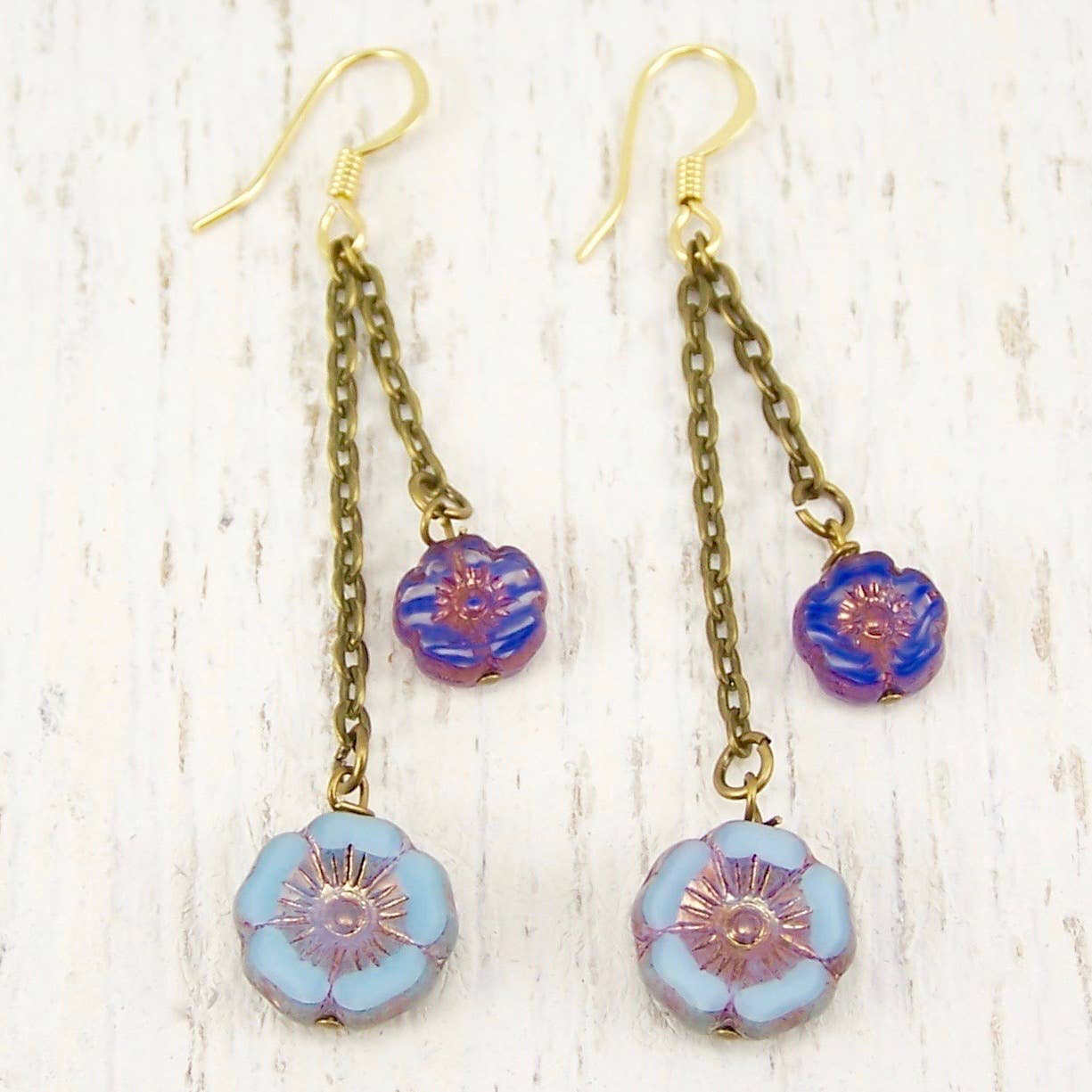 Jo Bird Jewelry - Vente Boucles d'oreilles pendantes - Boucles d'oreilles Hibiscus9