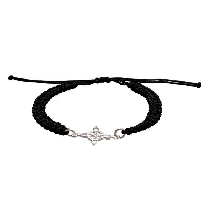 Vives de la Cortada S.L - Wholesale Link & Chain Bracelet - Witch's Knot Cord Bracelet in 925 Sterling Silver