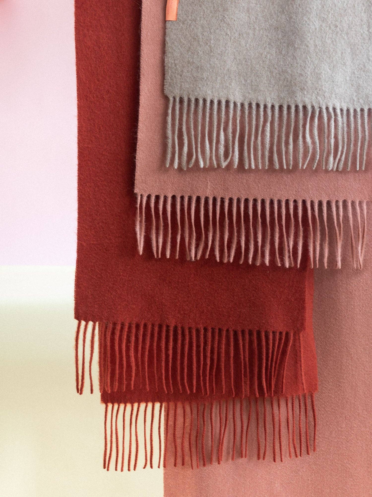 Classic Cashmere Scarf - Raw  Cashmere (undyed) for wholesale on Faire1