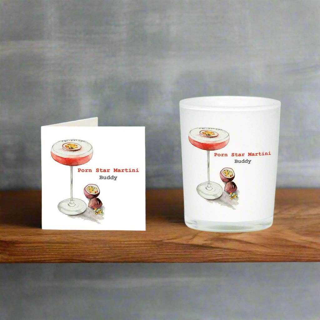 Blanc Bougie Parfumée Cadeau – Bougie pour Amateur de Cocktails avec Design Aquarelle & Longue Durée de Combustion, en Boîte en vente sur Faire0