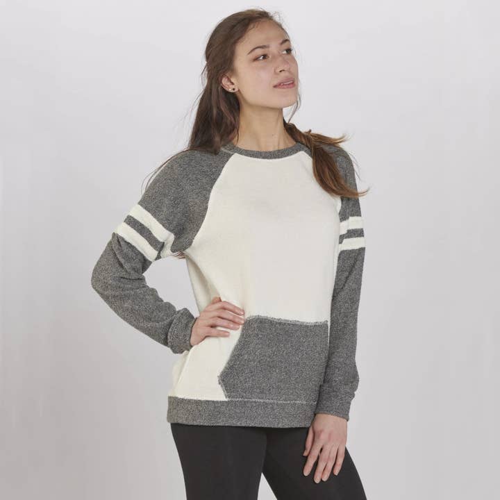 Boxercraft - Wholesale Sweatshirt - Women's - Cozy Contrast Pullover2