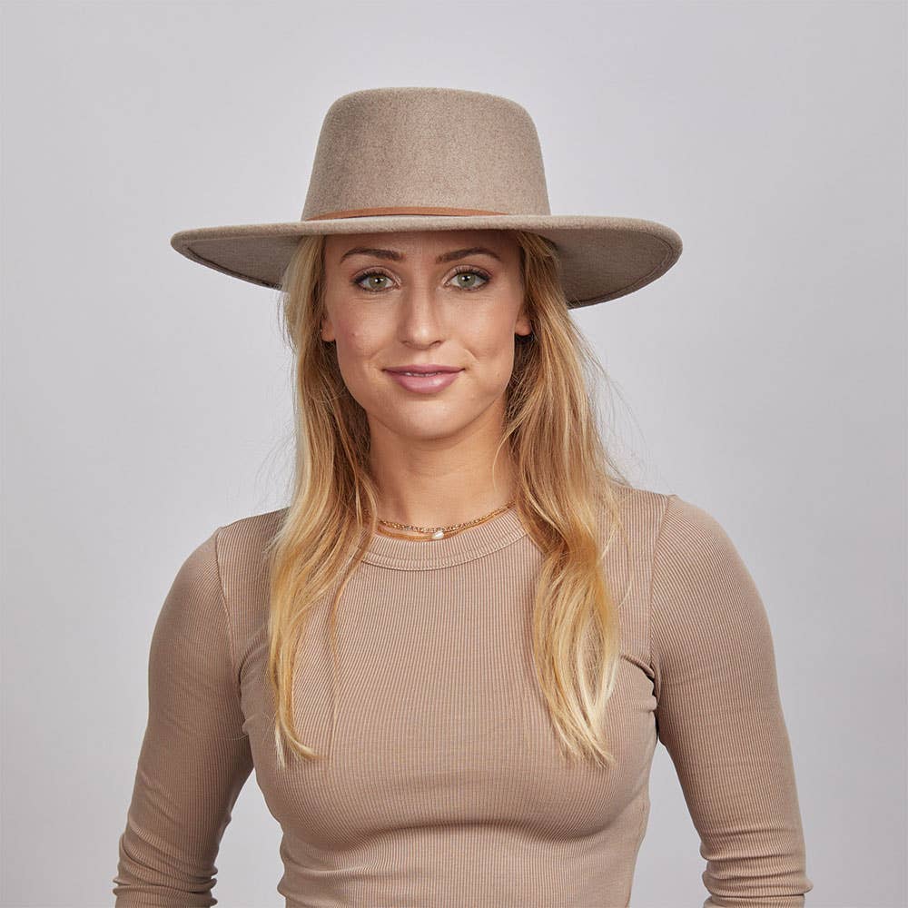 American Hat Makers - Wholesale Fedora - Unisex - Poly Felt Gambler Fedora Hat - Style Toledo Pre-Pack of 120