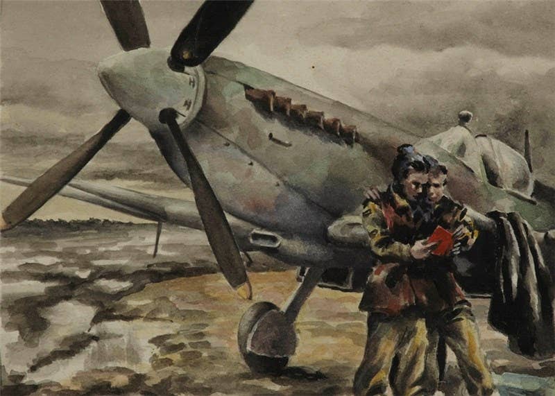 Natural Partners Limited - Wholesale Everyday Greeting Card - Greeting Card Spitfire and Canadians0