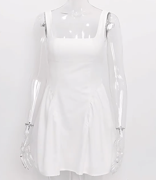 alberalkirk – wholesale Dress – Women's – Womens Back Bow Tie U Neck Dress N25Z2766