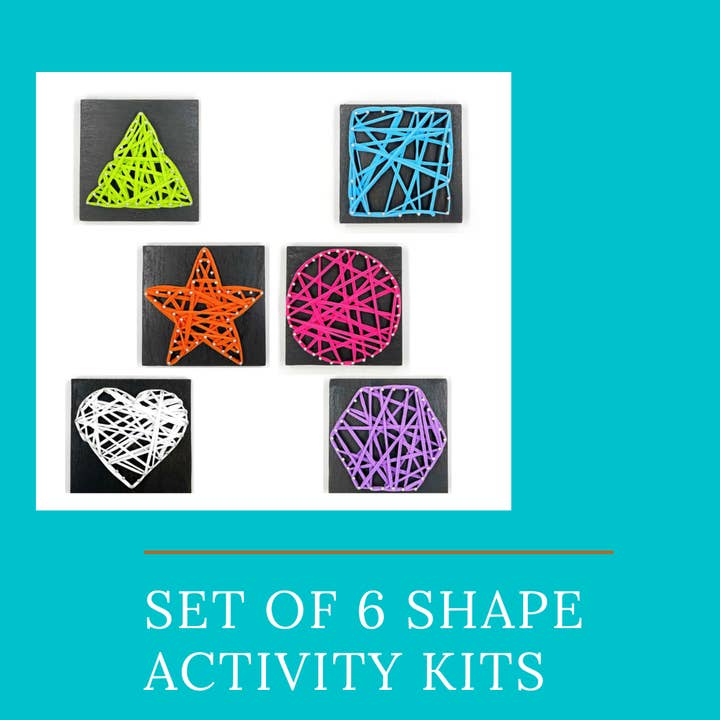 Toddler Shape Activity Kit | Fine Motor Skills Activity for wholesale by Joyful Imperfectionz
