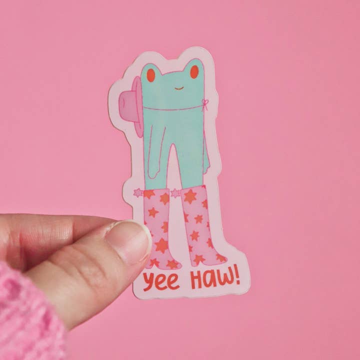 Day Dreamer Studios - Wholesale Sticker - Yee Haw, I’m a Cowboy! | Glossy Waterproof Vinyl Sticker2
