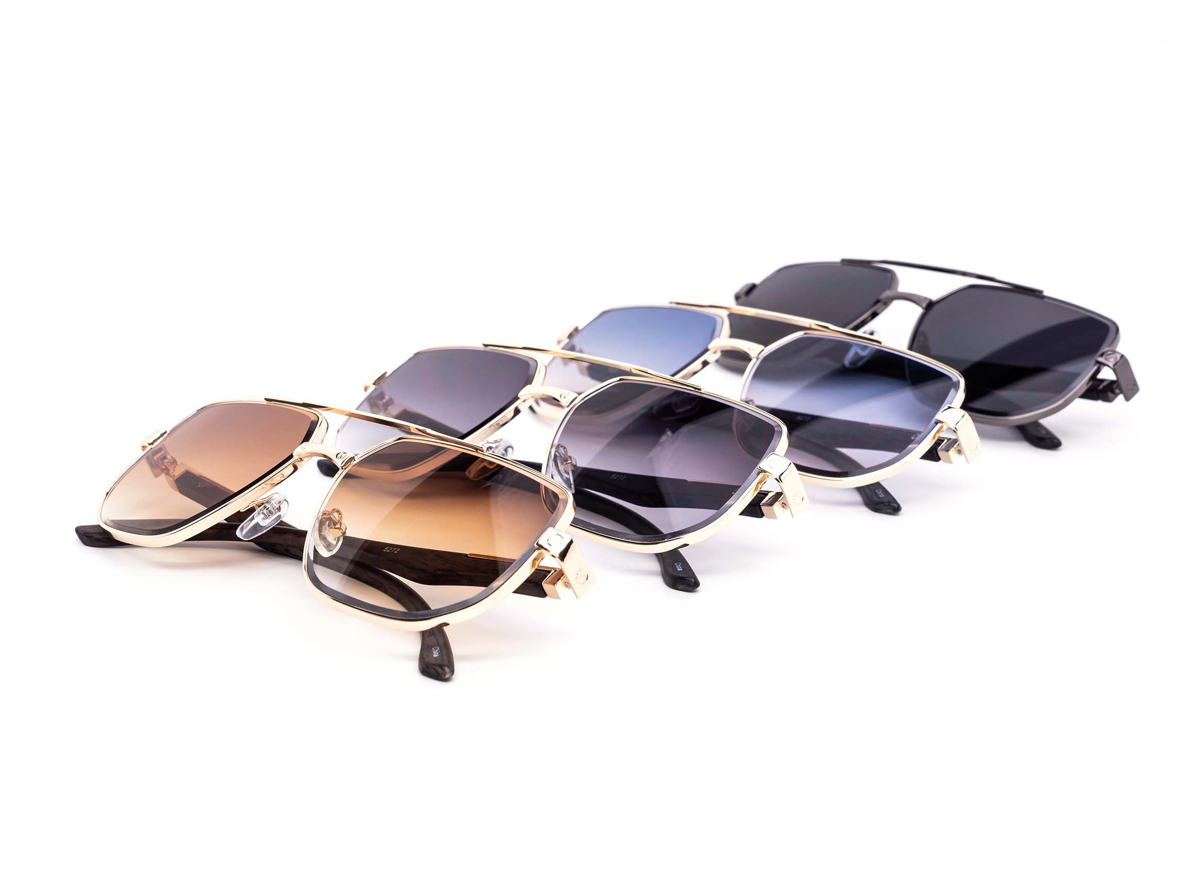 Still Friday - Wholesale Zonnebril - Dames - Moderne Aviator-zonnebril met volledig montuur en gradiënt in verstekvorm1