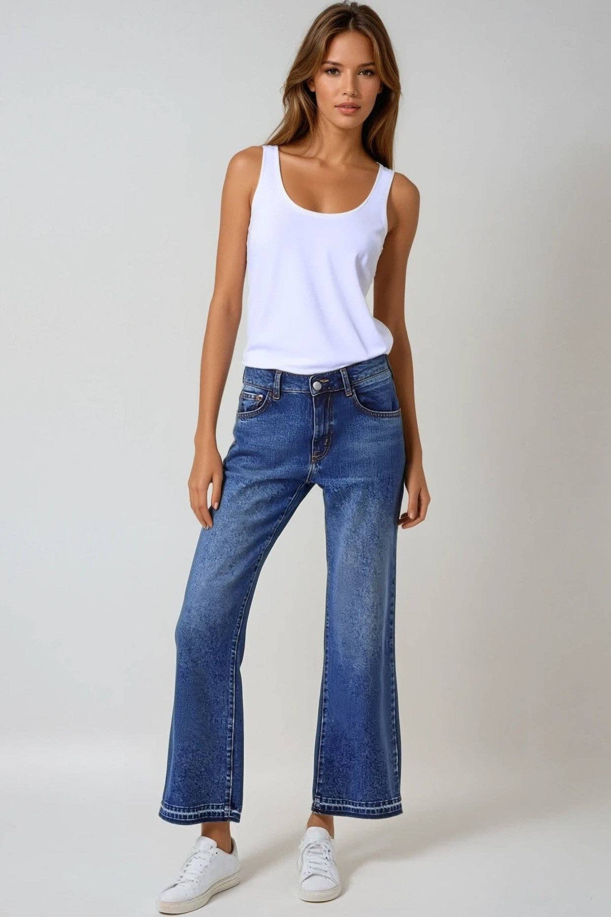 Aftershock London – wholesale Tank top – Women′s – White Cotton Vest Top3