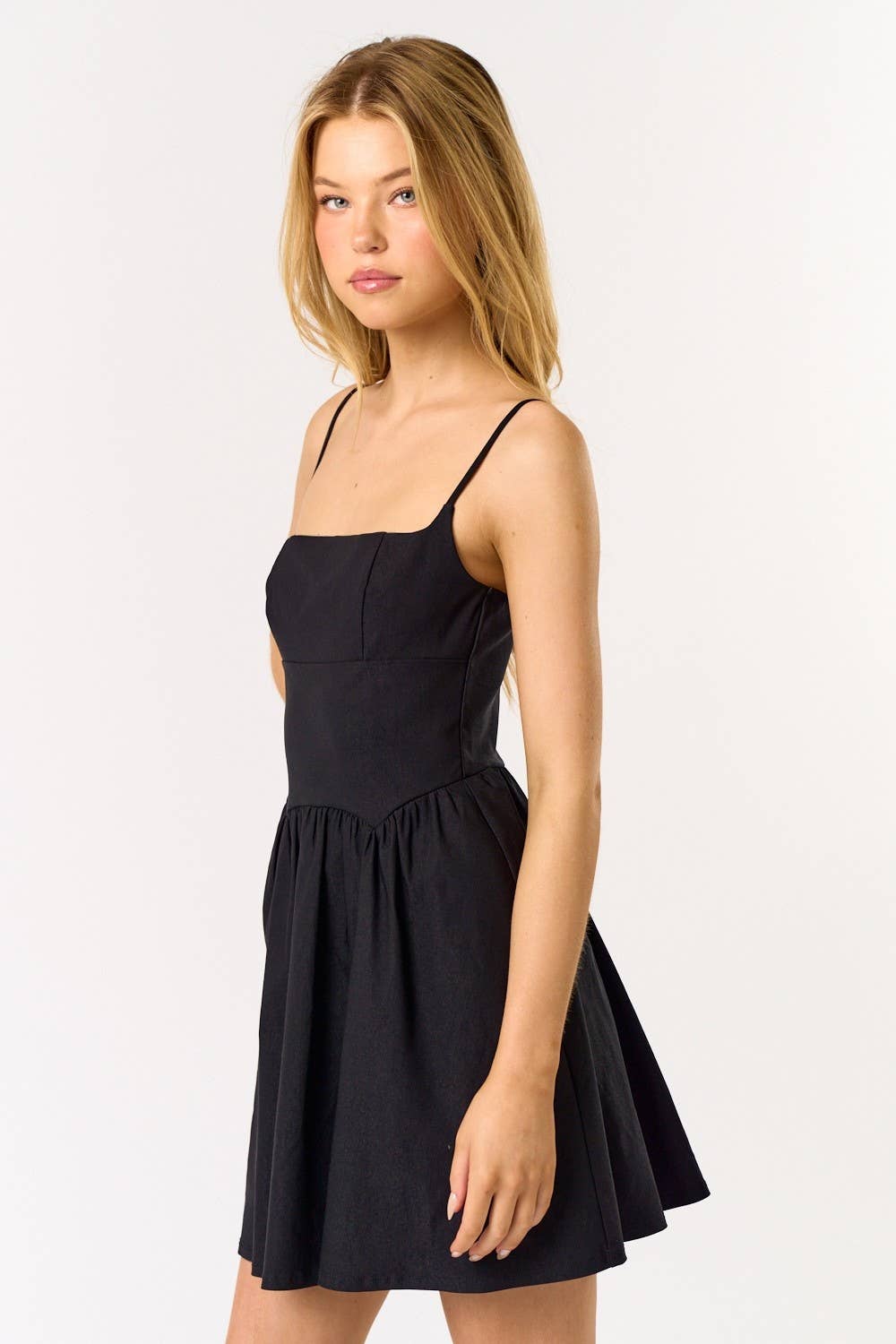 Blue Blush - Wholesale Dress - Women's - BD25319 Fit & Flare Mini Dress1