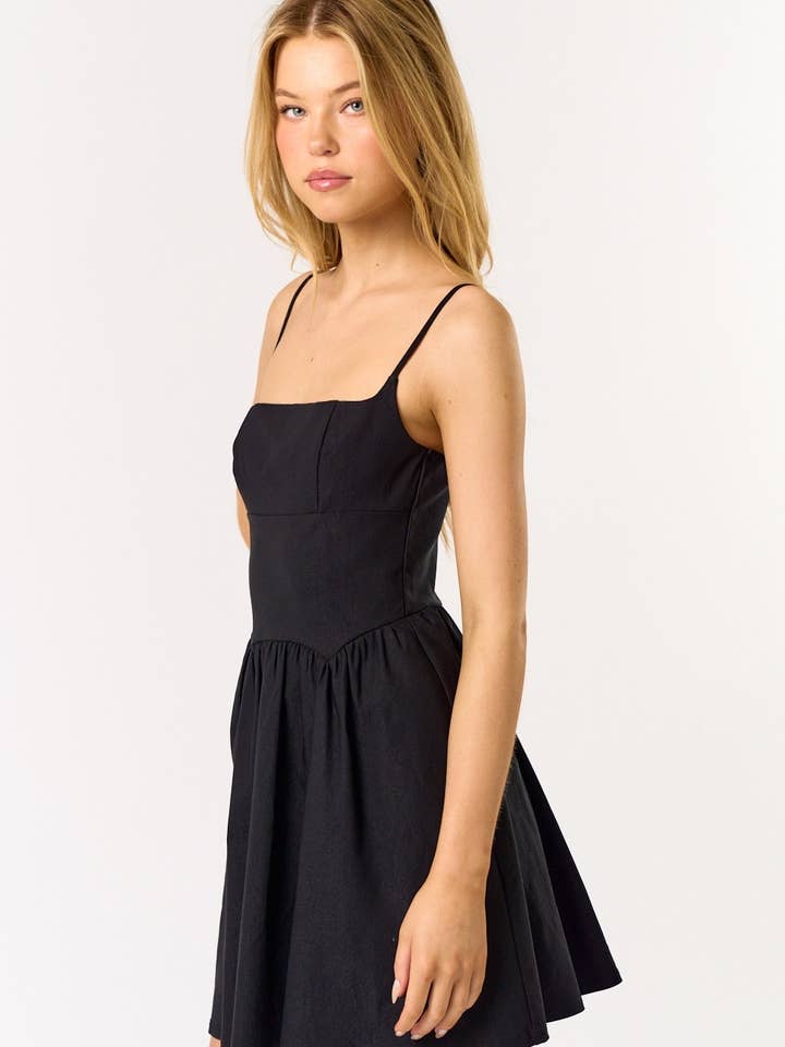 Blue Blush - Wholesale Dress - Women's - BD25319 Fit & Flare Mini Dress1