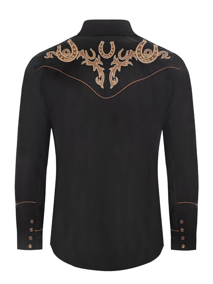 TM Exposure - Wholesale Button Down Shirt - Men's - Men's Western Embroidery Shirt1