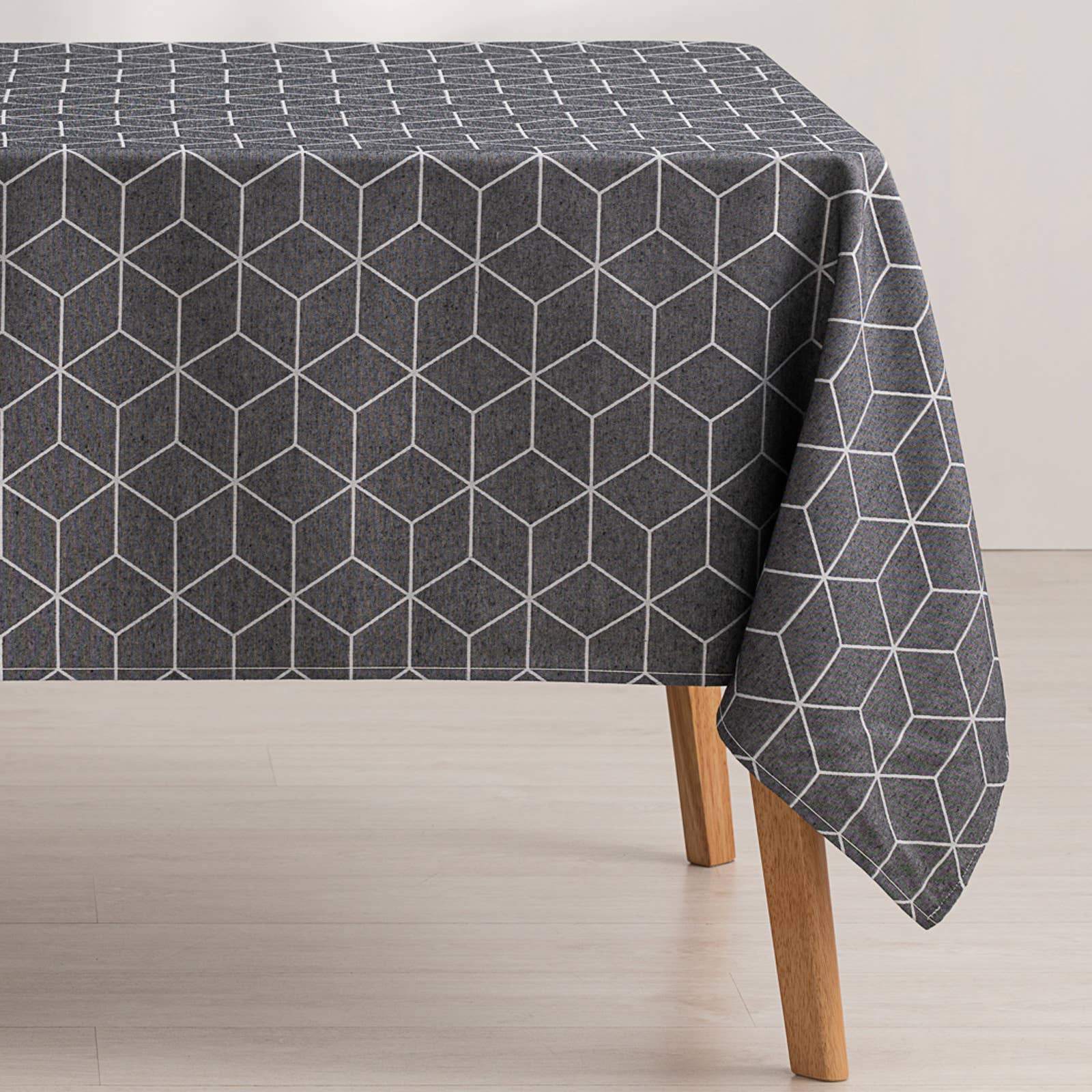 GAMUSI - Vendita all'ingrosso Tovaglie - Tovaglia impermeabile in cotone jacquard geometric LINE0