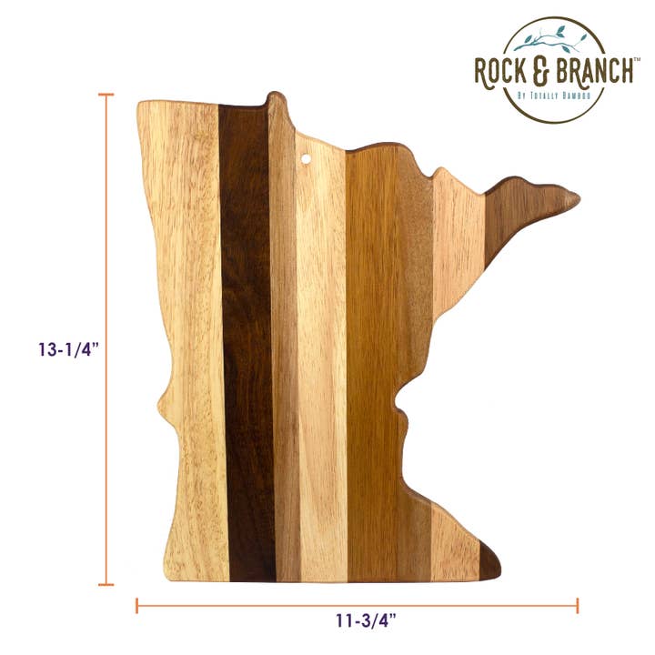 Totally Bamboo - Wholesale Cutting Board - Rock & Branch® Shiplap Series Minnesota Serving Board5