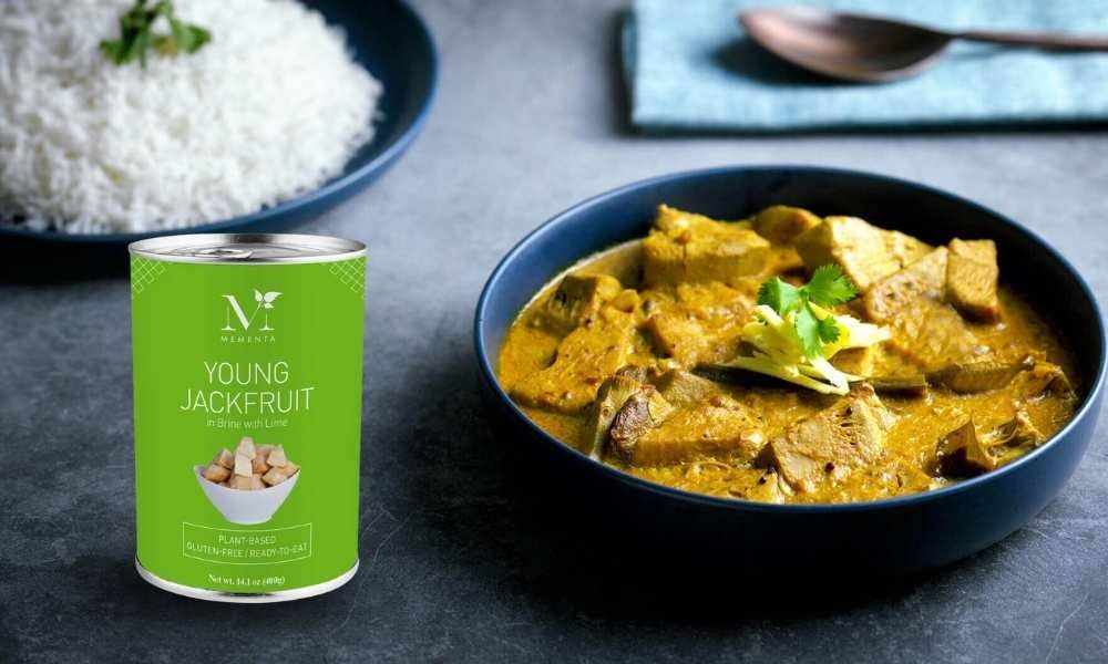 Mementa Inc. – wholesale Shelf-stable prepared meal – Young Jackfruit, Plain in Brine with Lime 2