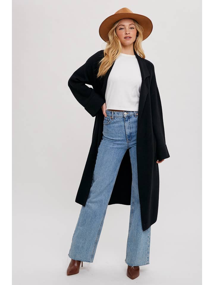 Bluivy - Venta al por mayor Gabardina - Mujer - Gabardina de punto oversize fácil de llevar4