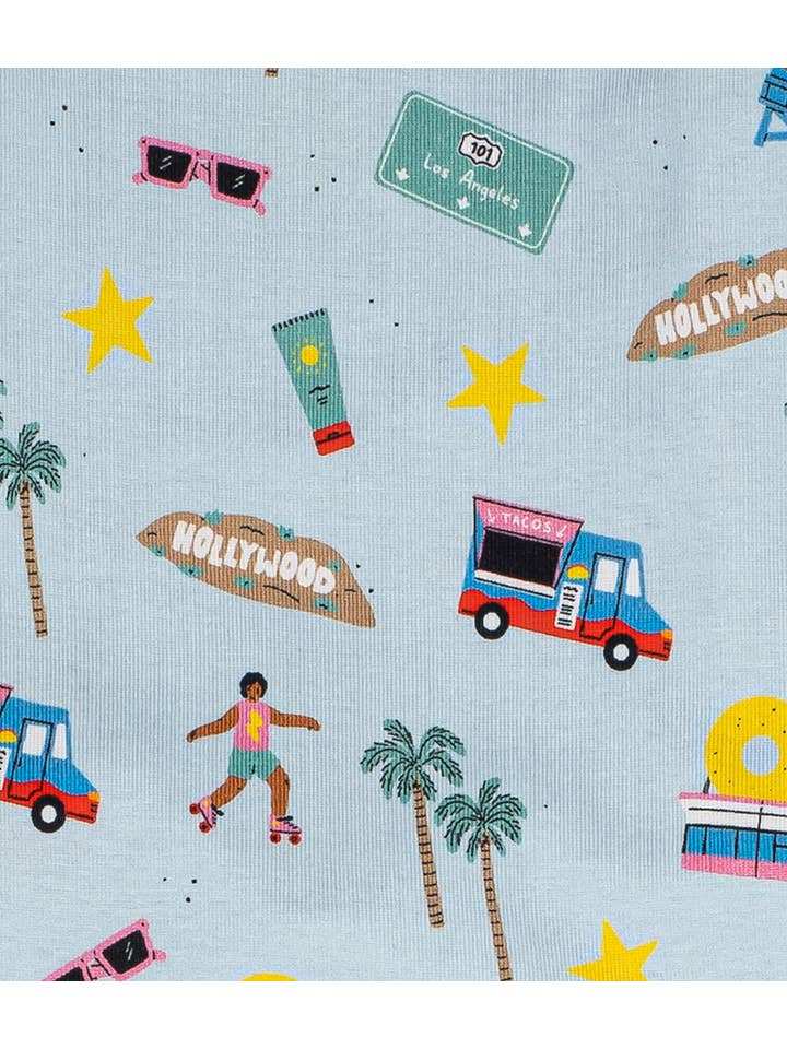 SMALLER THINGS - Vente Haut et bas de pyjama – enfant - Bonne nuit, Los Angeles 🌴1