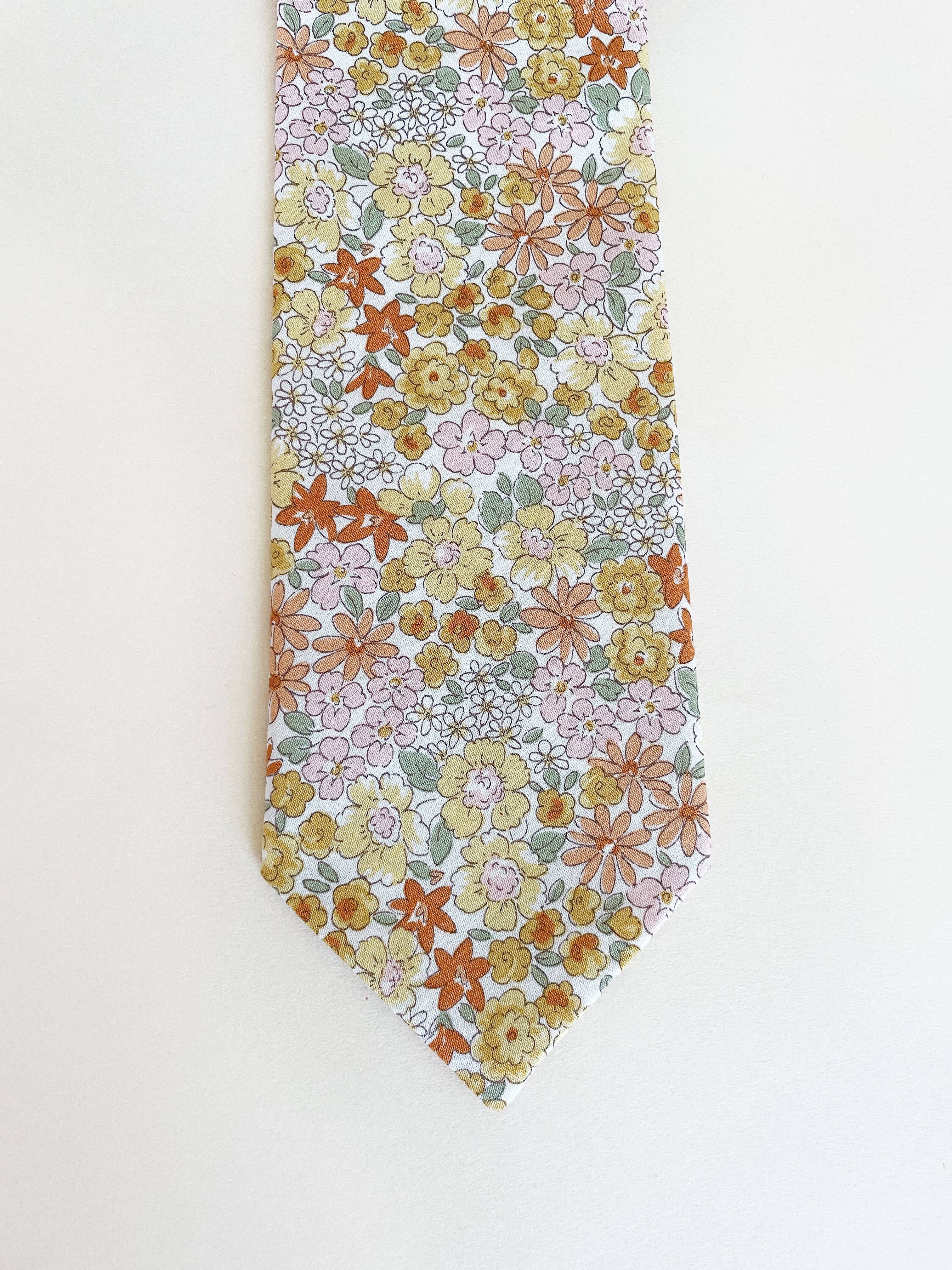 ELSE - Wholesale Necktie - Men's - Yellow Floral Neckties For Men, Father's Day Gifts For Him2