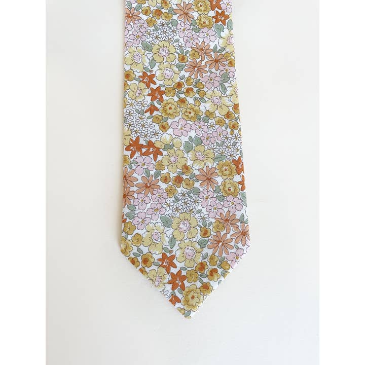 ELSE - Wholesale Necktie - Men's - Yellow Floral Neckties For Men, Father's Day Gifts For Him2