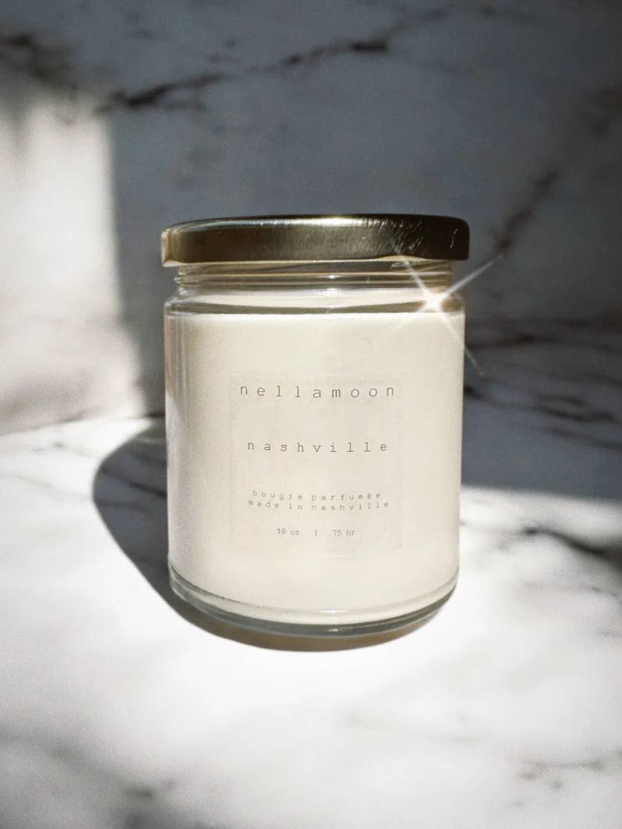 nellamoon - Wholesale Jar/Filled Candle - nashville | leather, tobacco, cedarwood, vanilla, patchouli1