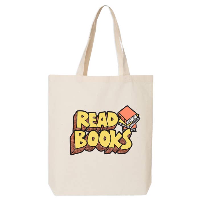 Read Books Tote Bag for wholesale by Whistle & Flute Clothing