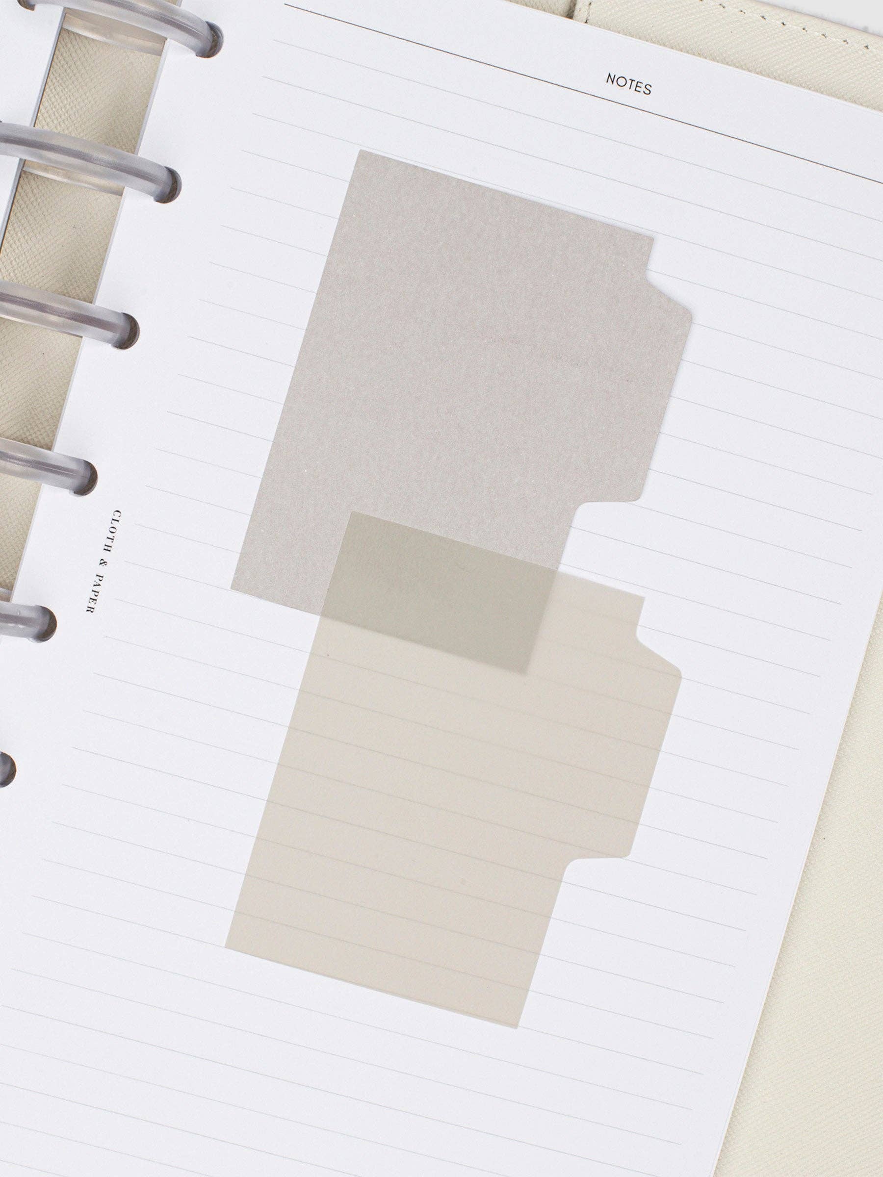 Cloth & Paper - Wholesale Sticky Notes - Blank Tab Sticky Note Set20