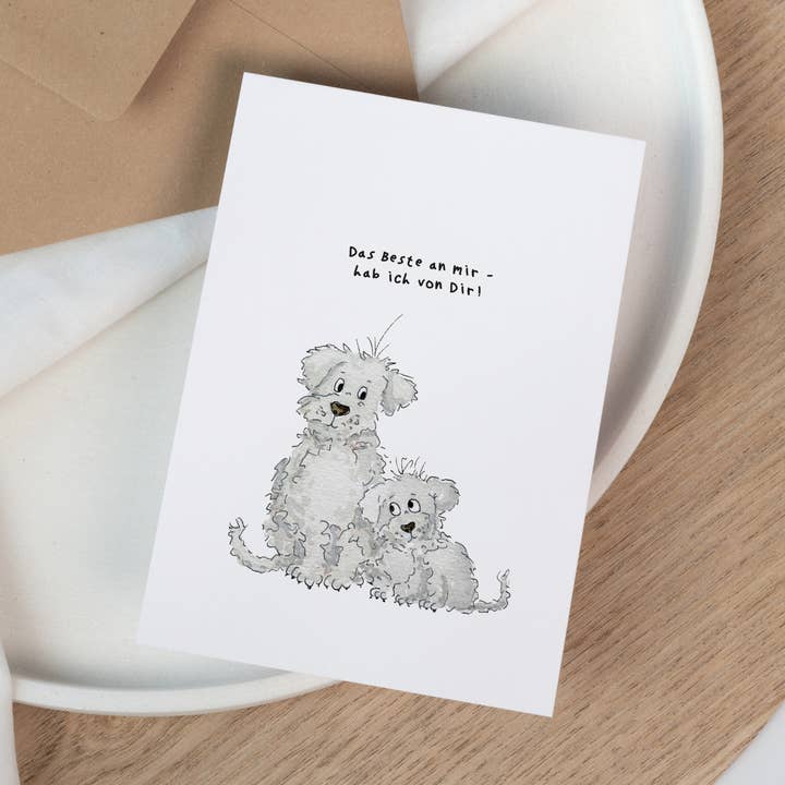 Biglietto per la festa del papà - biglietto di auguri | festa del papà | compleanno per la vendita all'ingrosso da parte di Funkenbunt