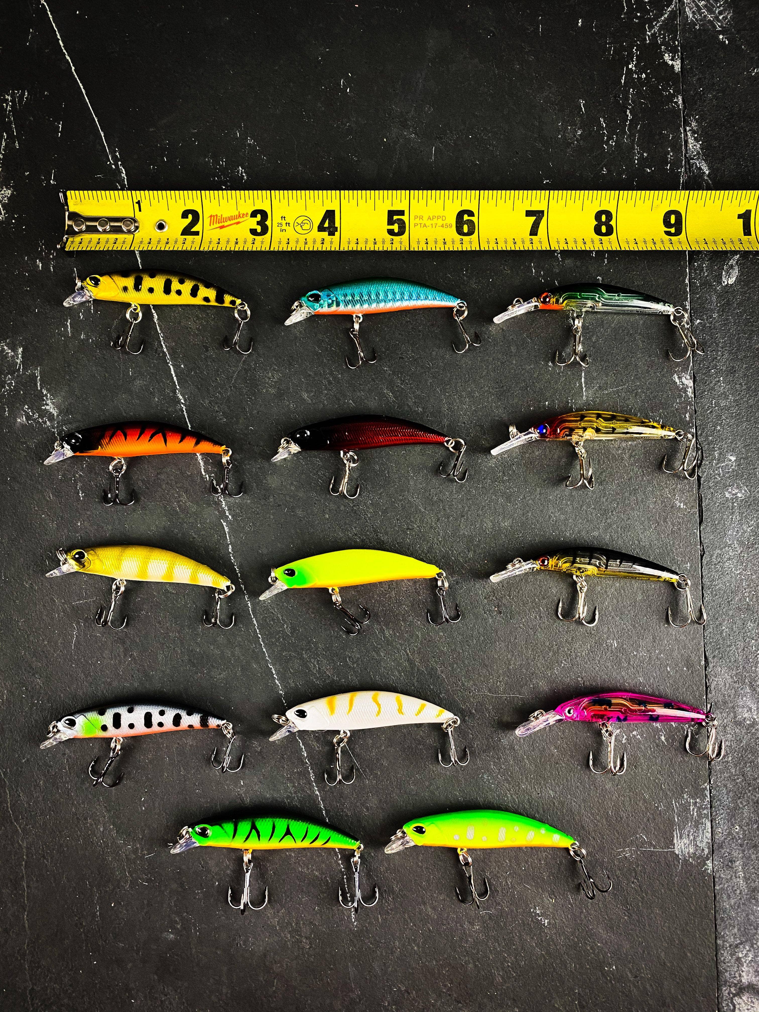 Outdoor Junction - Wholesale Sporting Accessories - (14) Skinny Hard Crankbait Sinking Minnow Set2