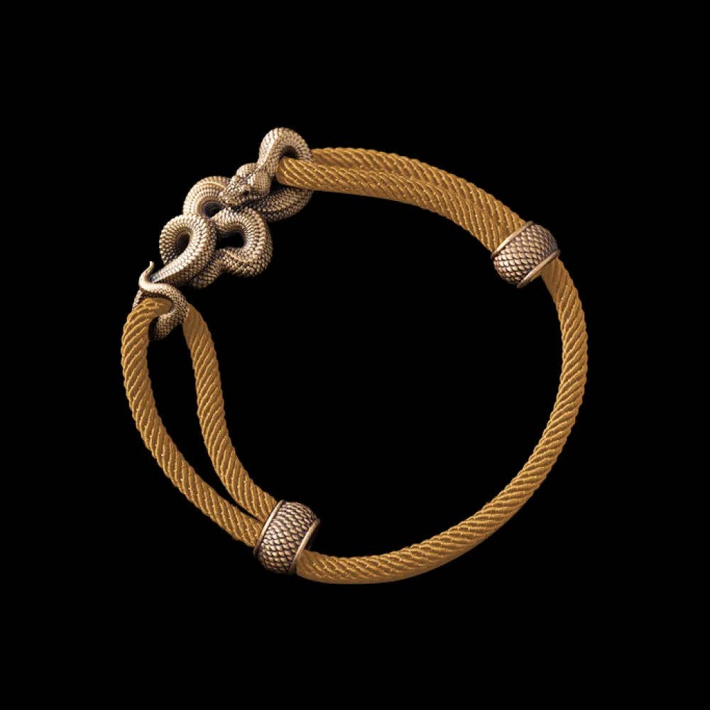 Coppertist.wu - Wholesale Woven/Braided Bracelet - Tree Boa Rope Bracelet - Brass11