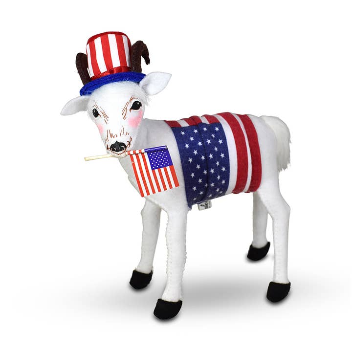 6in Stars and Stripes Goat for wholesale by Annalee