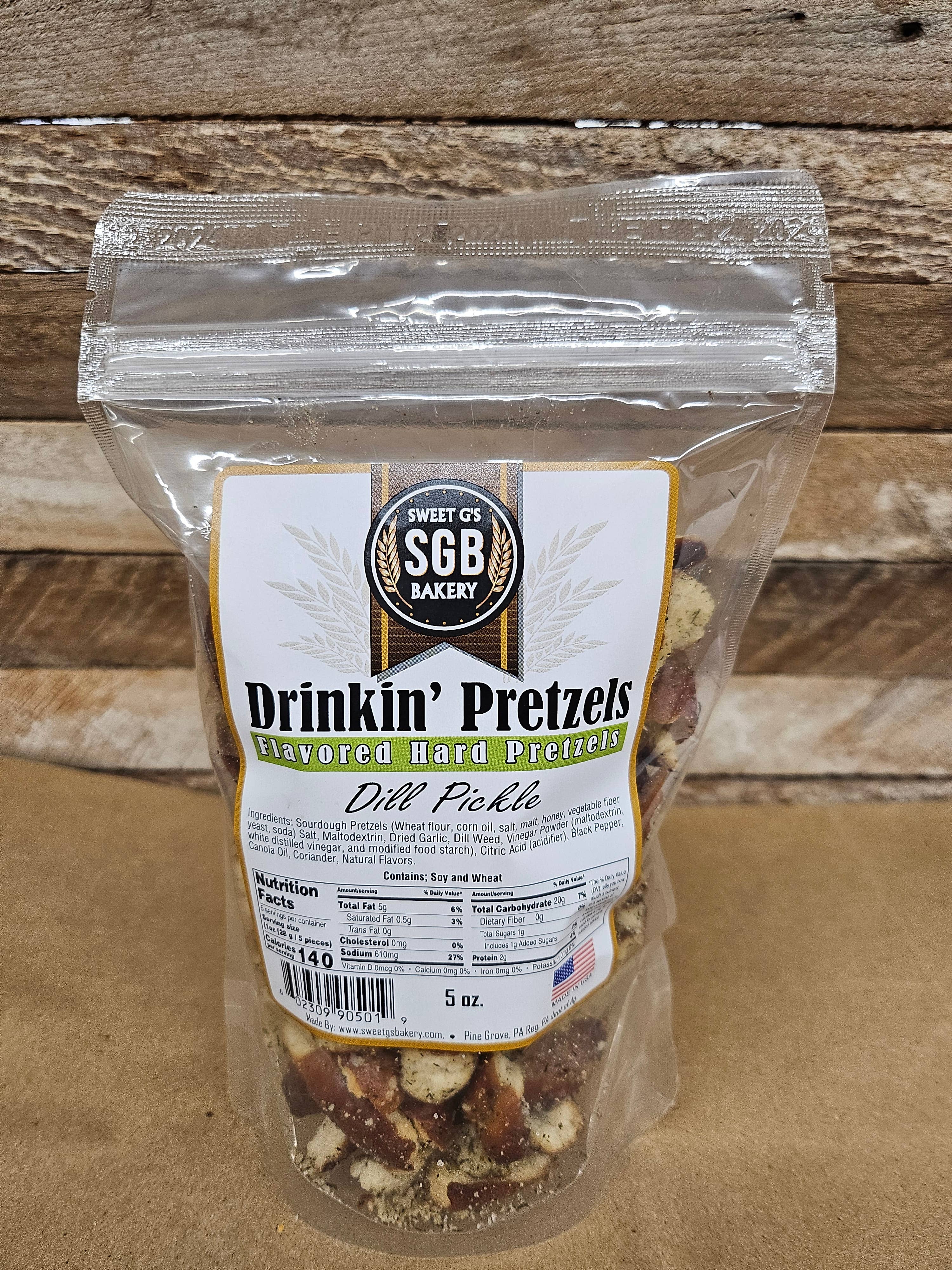 Sweet G's Bakery - Drinkin’ Pretzels™ - Vente Bretzels - Assortiment de bretzels durs aromatisés #C (sacs de 60 à 5 oz)3