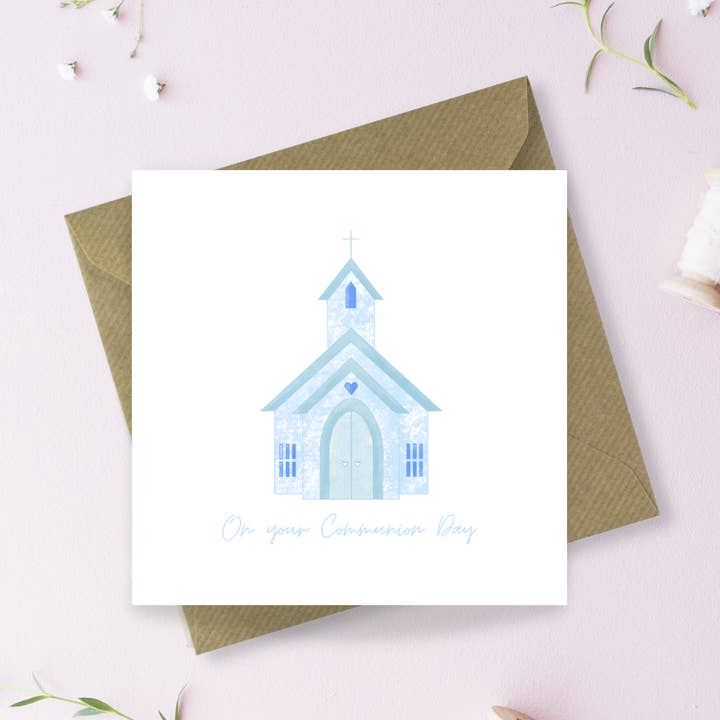 Biglietto di auguri per il giorno della comunione per la vendita all'ingrosso da parte di Sayers Studio