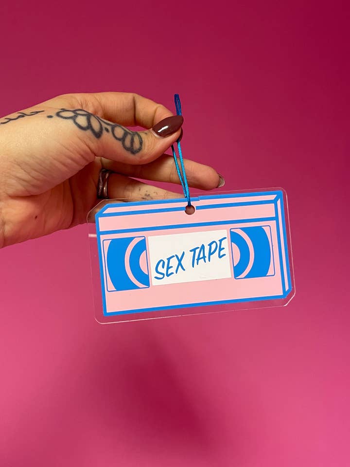 Sex tape acrylic christmas tree ornament festive decoration decor for wholesale by Buba Goods