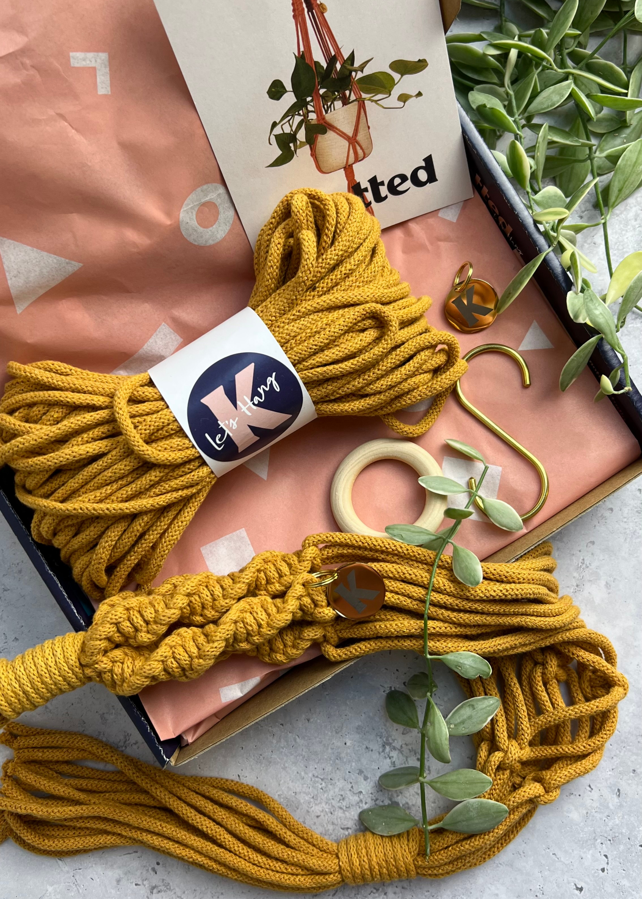 Knotted - Wholesale Doe-het-zelf-knutselset - Maak je eigen Macramé planthangerkit19