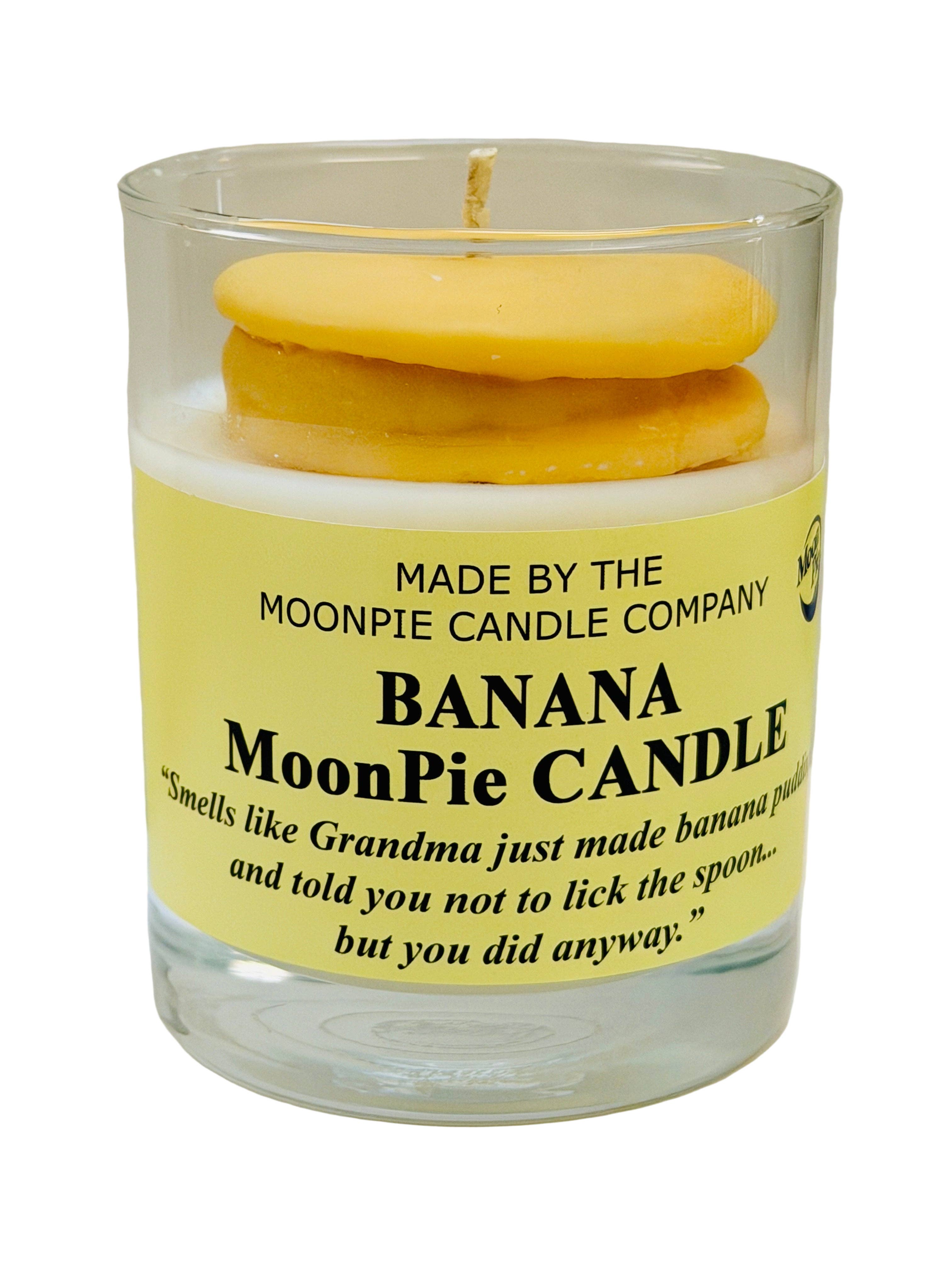 MoonPie Direct - Wholesale Jar/Filled Candle - NEW Banana MoonPie Candle
