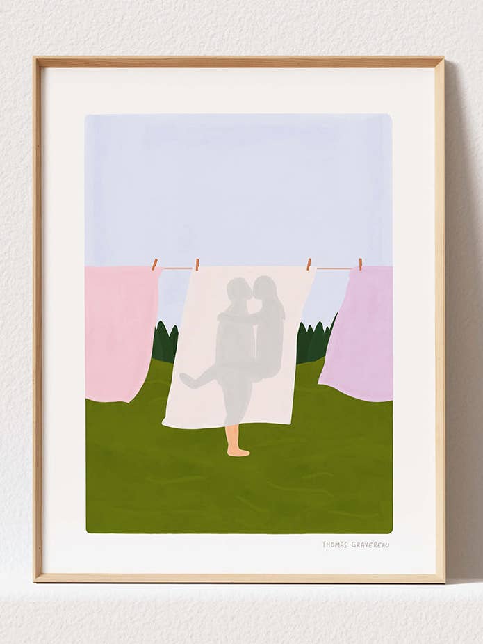 Art print "Love is in the Meadow" (A3) for wholesale by Thomas Gravereau