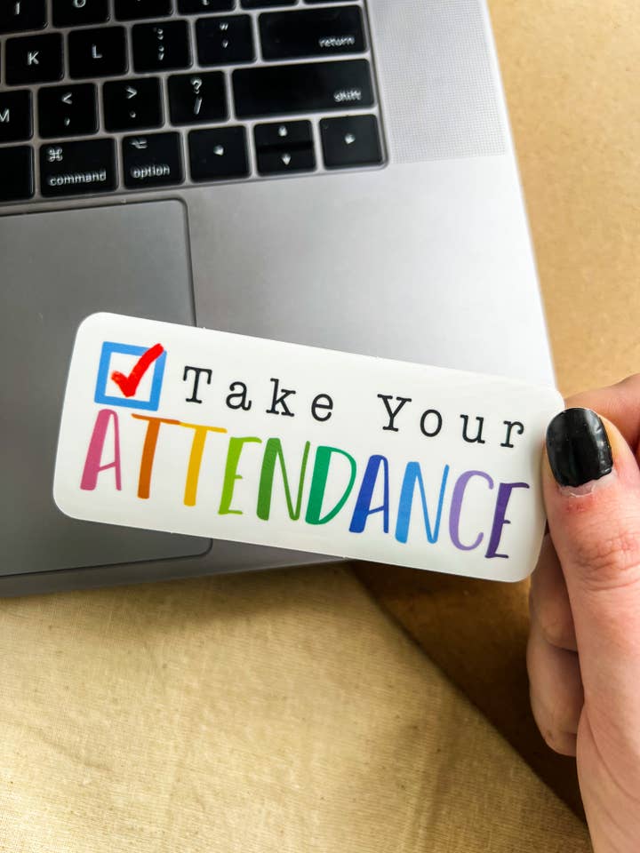 Pegatina Lleva a tu profesor de asistencia para venta al por mayor de Bizzy Bee Decals