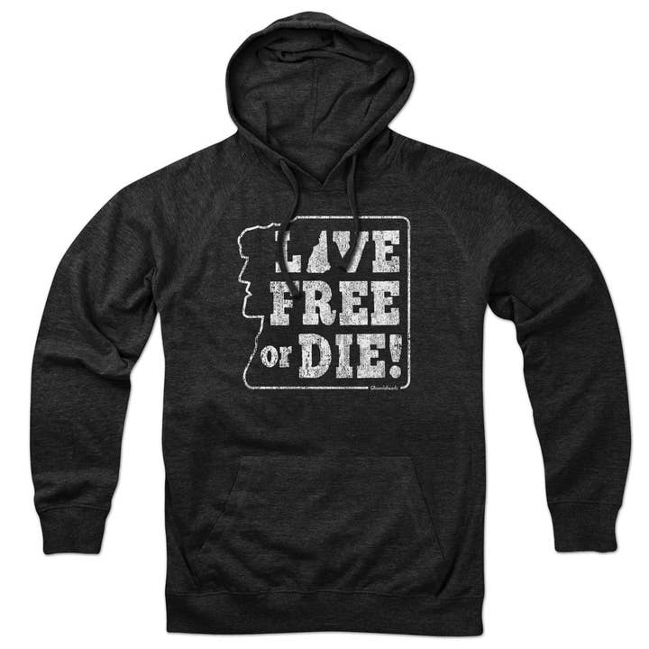 Old Man Live Free or Die Hoodie for wholesale by Chowdaheadz