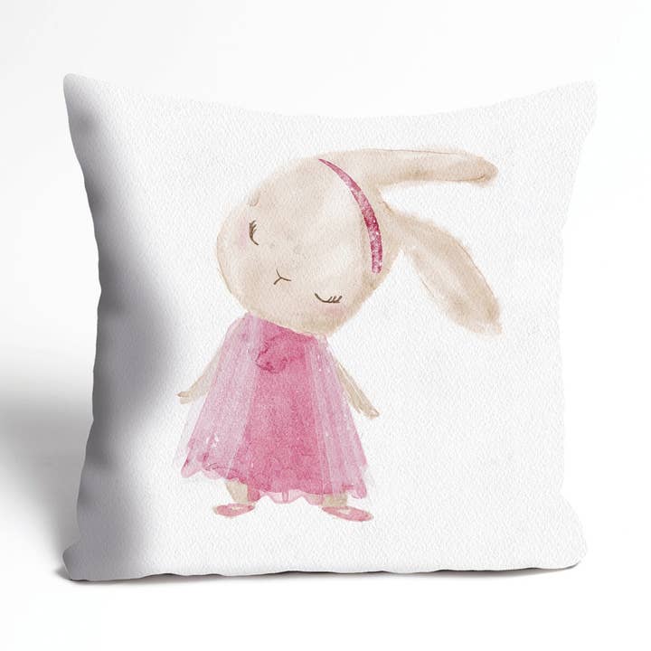 Funda de cojín - Conejo en vestido para venta al por mayor de Queence