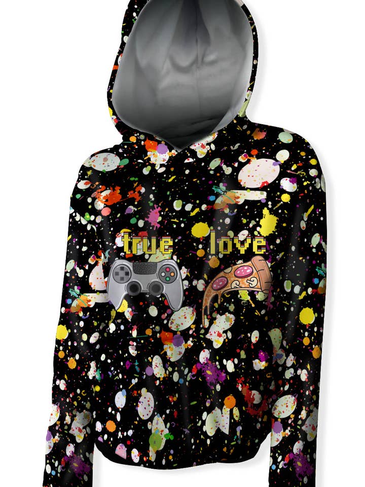 Sudadera con Capucha Fishikii Game True Love | SUD-CAP.16 para venta al por mayor de Fishikii