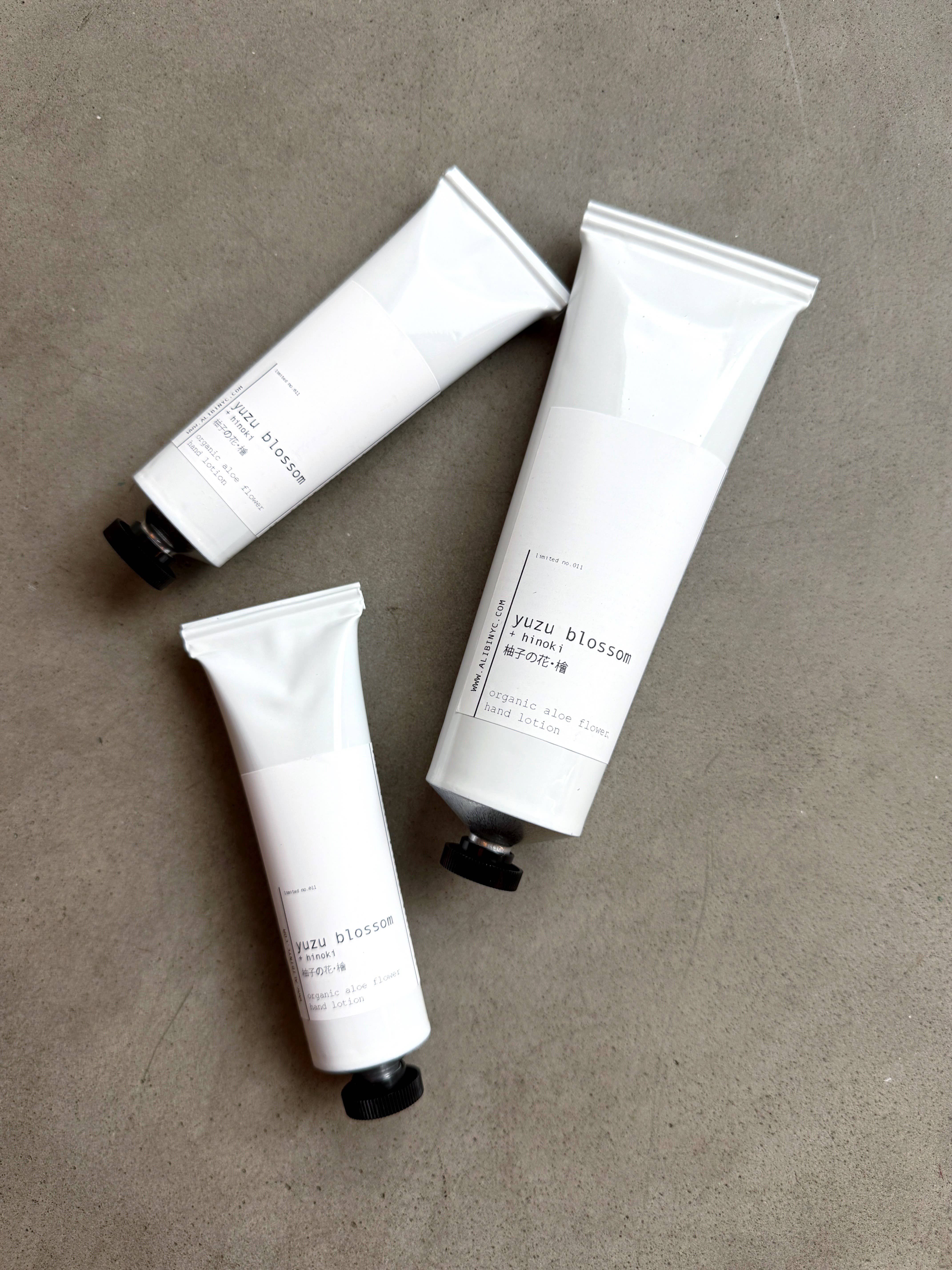 ALIBI NYC - Wholesale Hand Cream/Lotion - YUZU BLOSSOM + HINOKI | ORGANIC ALOE FLOWER HAND LOTION 2