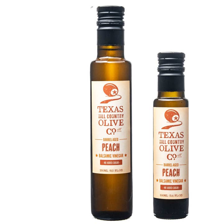 Texas Hill Country Olive Co. - Wholesale Vinegar - Peach Balsamic Vinegar - 100ml.3