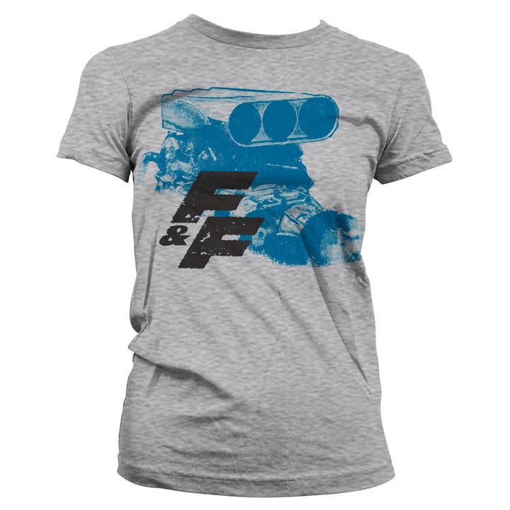 Hybris Production AB - Wholesale Screen Printed T-Shirt - Women's - Fast & Furious Engine Girly Tee