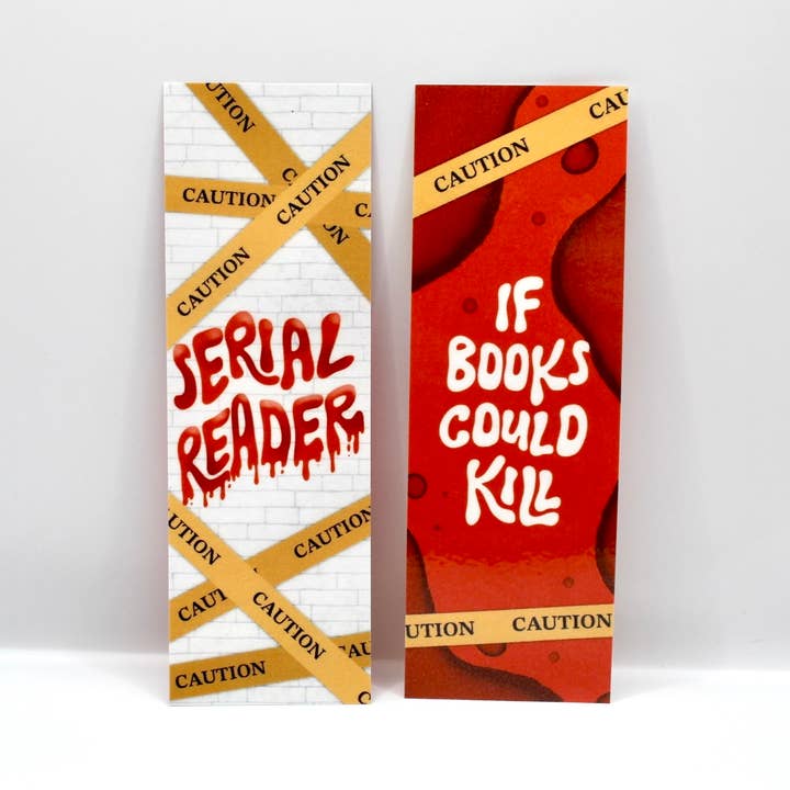 Serielezer Boekenlegger, Dubbelzijdig voor wholesale door Crowded Cat Studio