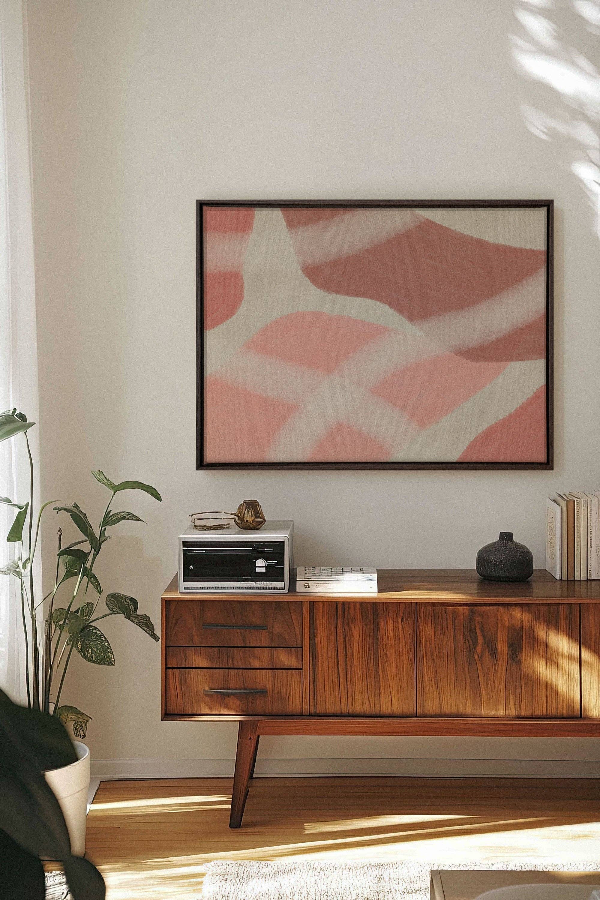 Oleka Canvas - Wholesale Art Print - ROSY GLOW, canvas wall art print1