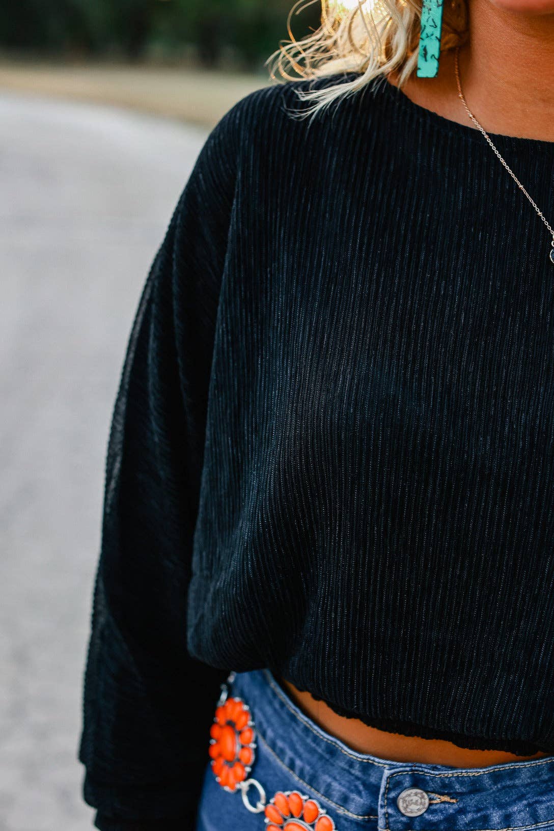 Black Midnight Memories Top for wholesale on Faire1