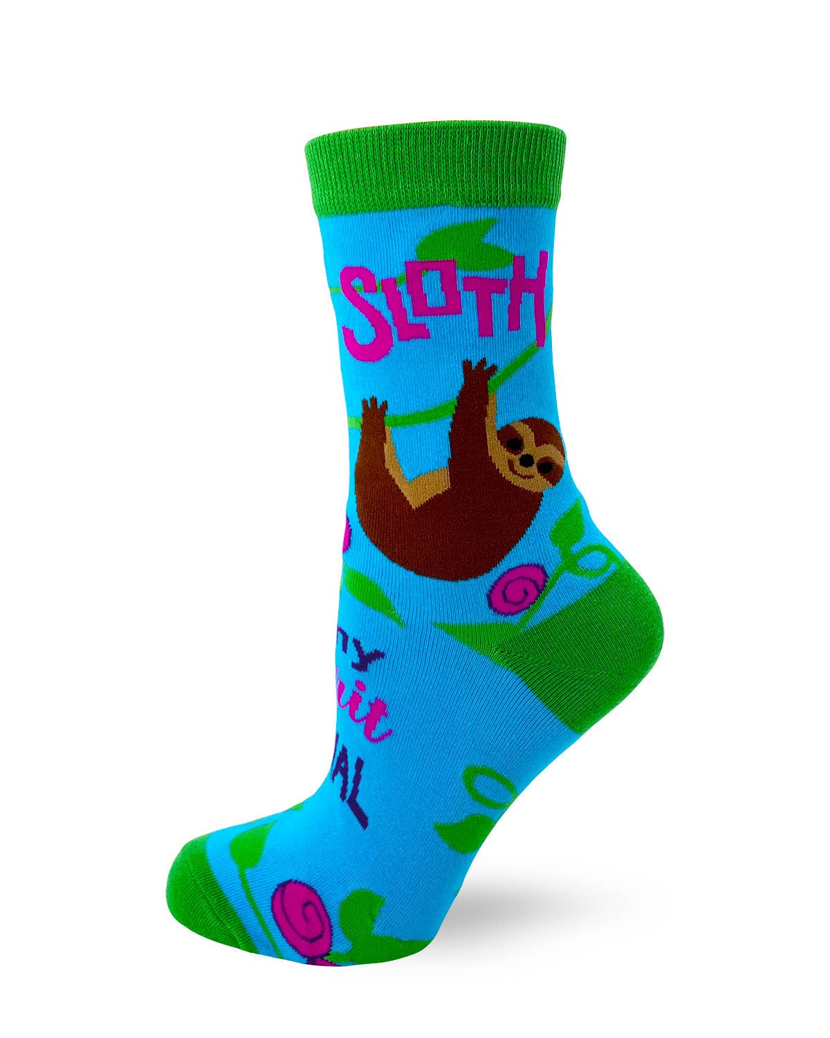 Fabdaz - Wholesale Socks - Women's - Sloth is My Spirit Animal Women's Novelty Crew Socks2