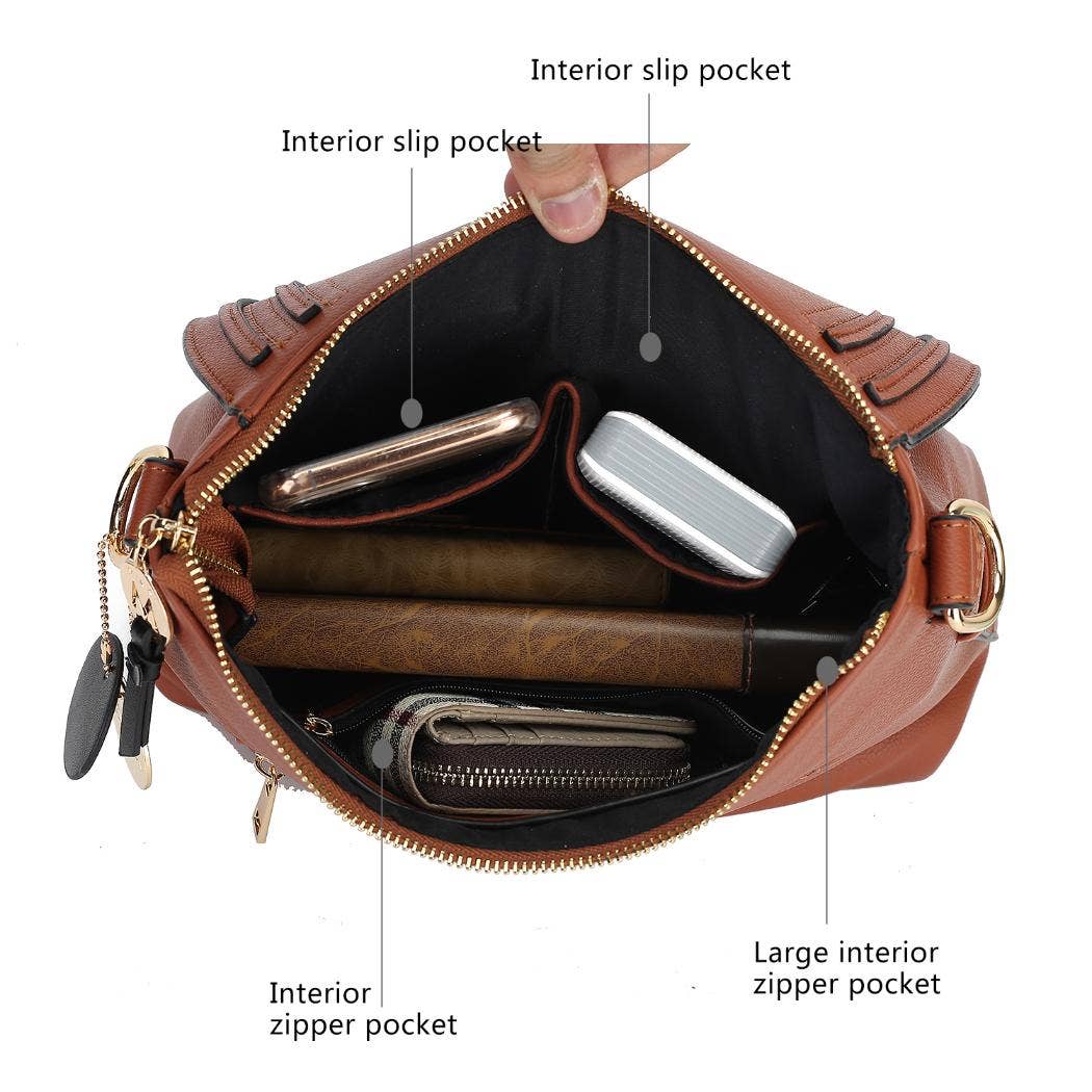 MKF Collection - Vente Sac à bandoulière – femme - Sac à main à bandoulière Maggie pour femme par Mia K.15